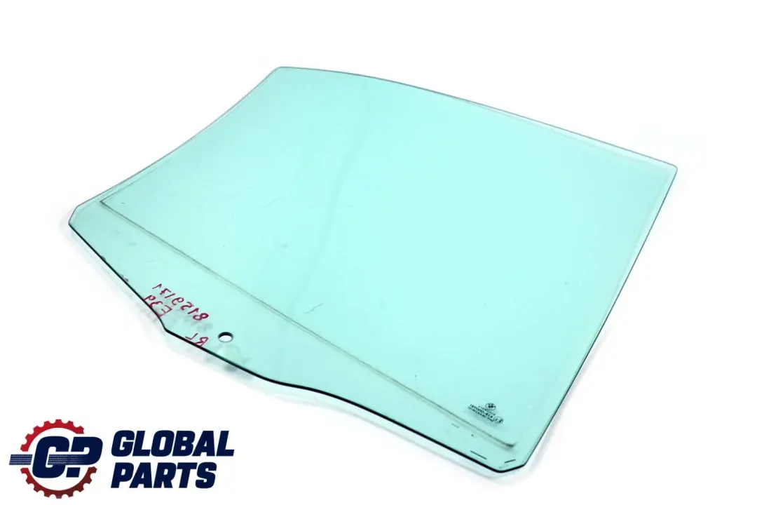 BMW E39 Limousine Hinten Links Tür Seite Grün Fenster Glas AS2 - SKU 8159171 - Teilenummer 8159171