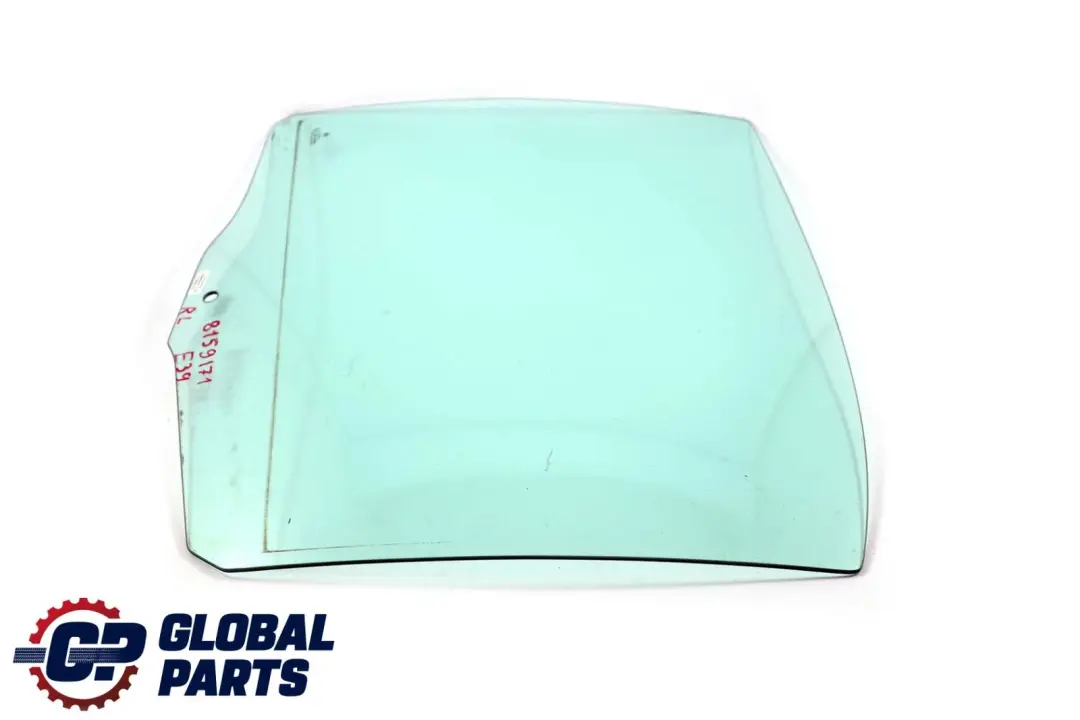 BMW E39 Saloon Rear Door Side Green Window Glass AS2 Left N/S - SKU 8159171 - Part number 8159171