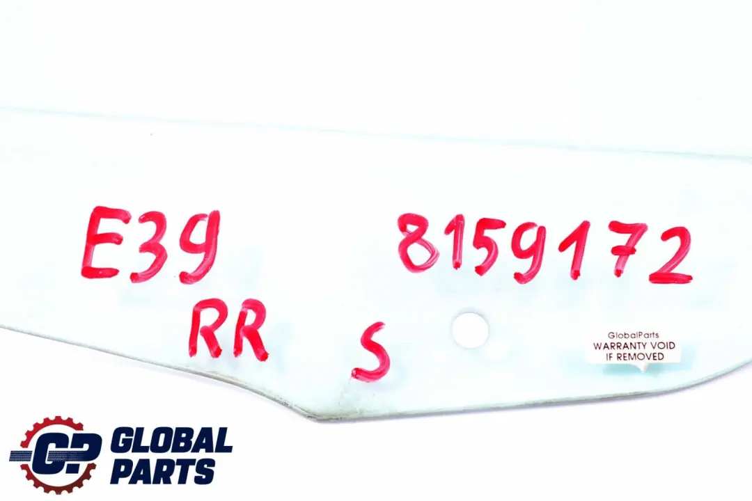 BMW E39 Szyba Boczna Drzwi Tylna Prawa Tył Prawy - SKU 8159172 - Numer Części 8159172