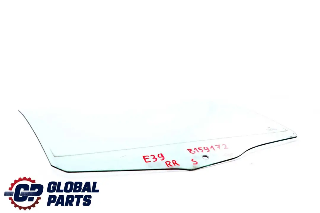 Door Side Green Window Glass AS2 Right O/S to BMW E39 Saloon Rear with Part number 8159172 BMW E39 Saloon Rear Door Side Green Window Glass AS2 Right O/S - SKU 8159172 - Part number 8159172