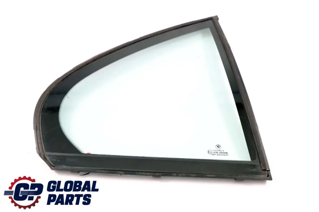 BMW E39 Szyba Boczna Zielona Prawy Tył - SKU 8159174 - Numer Części 8159174