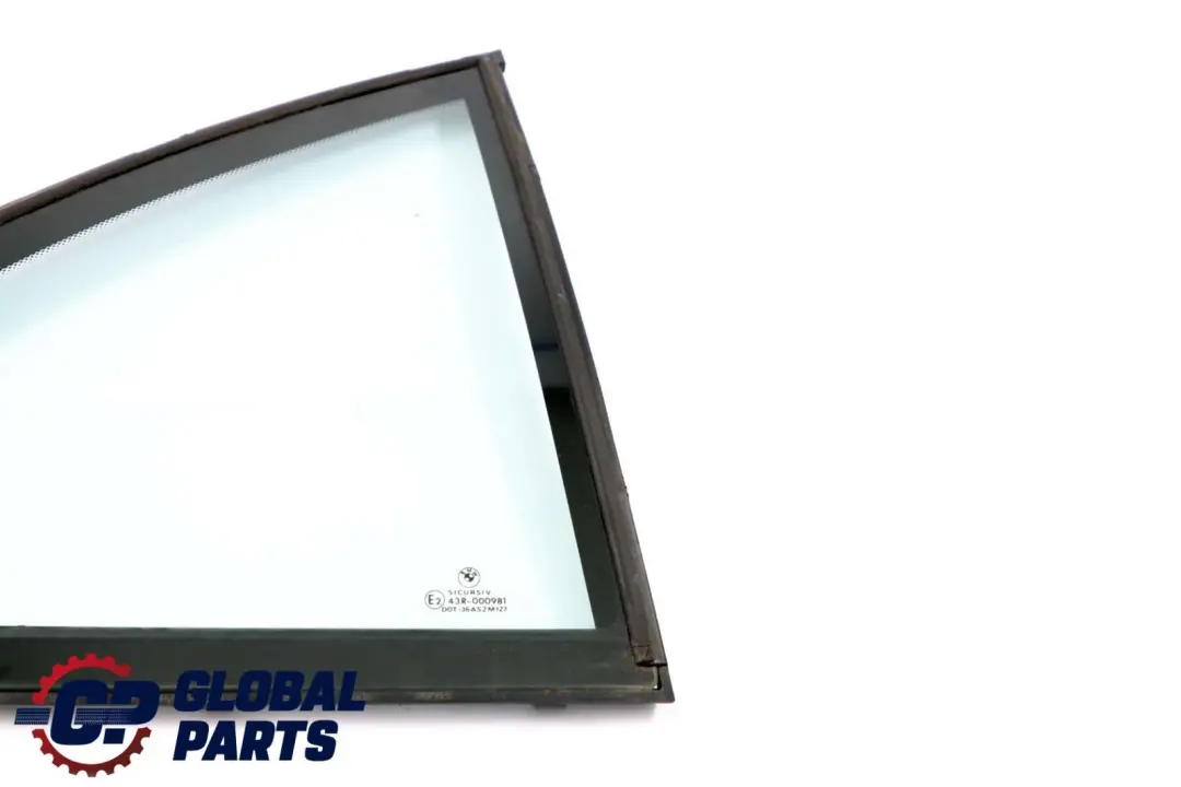 BMW E39 Saloon Side Fixed Window Glass Green Door Rear Right O/S - SKU 8159174 - Part number 8159174