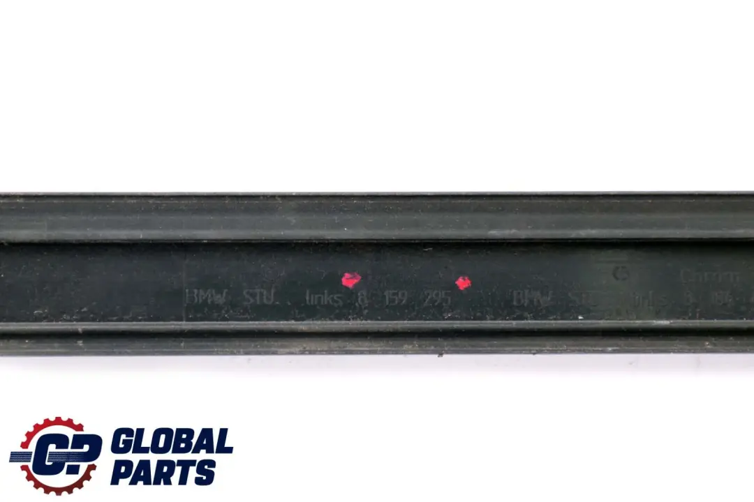 Front Left Door N/S Moulding Trim Strip Black to BMW 5 Series E39 with Part number 8159295 BMW 5 Series E39 Front Left Door N/S Moulding Trim Strip Black - SKU 8159295 - Part number 8159295