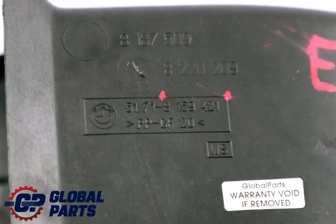 Lateral Engine Compartment Screening Left N/S to BMW 5 Series E39 with Part number 8159421 BMW 5 Series E39 Lateral Engine Compartment Screening Left N/S - SKU 8159421 - Part number 8159421