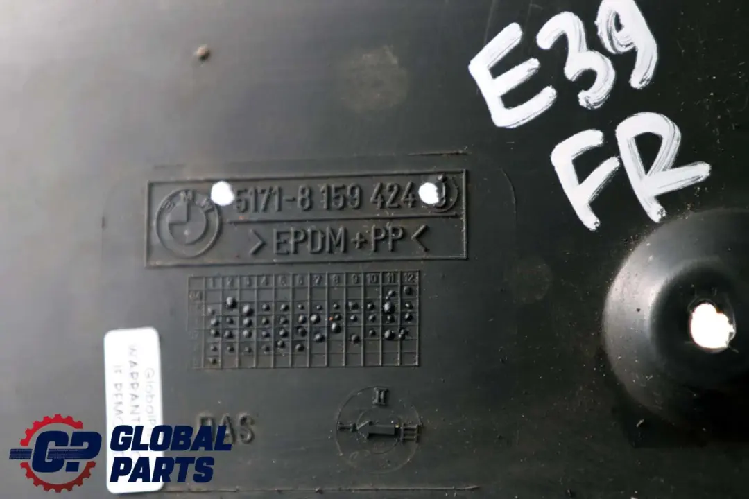 Reihe E39 Abdeckung Radhaus Vorne Rechts 5171 für BMW 5 mit Teilenummer 8159424 BMW 5 Reihe E39 Abdeckung Radhaus Vorne Rechts 5171 - SKU 8159424 - Teilenummer 8159424