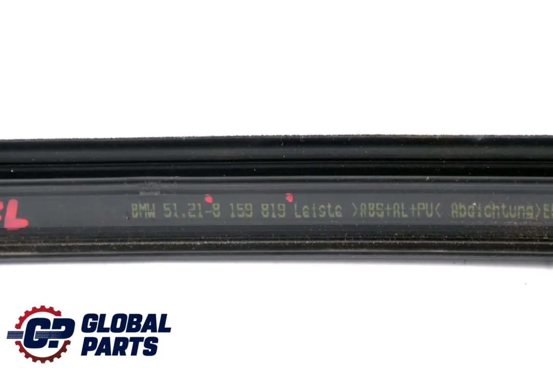 Channel Sealing Inside Door Front Left N/S to BMW 5 Series E39 with Part number 8159819 BMW 5 Series E39 Channel Sealing Inside Door Front Left N/S - SKU 8159819 - Part number 8159819