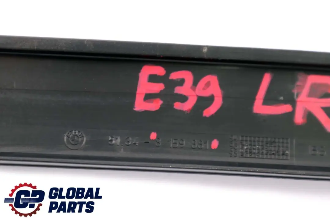 BMW 5 Series E39 Saloon Window Guide Web Cover Interior Rear Left N/S - SKU 8159881 - Part number 8159881