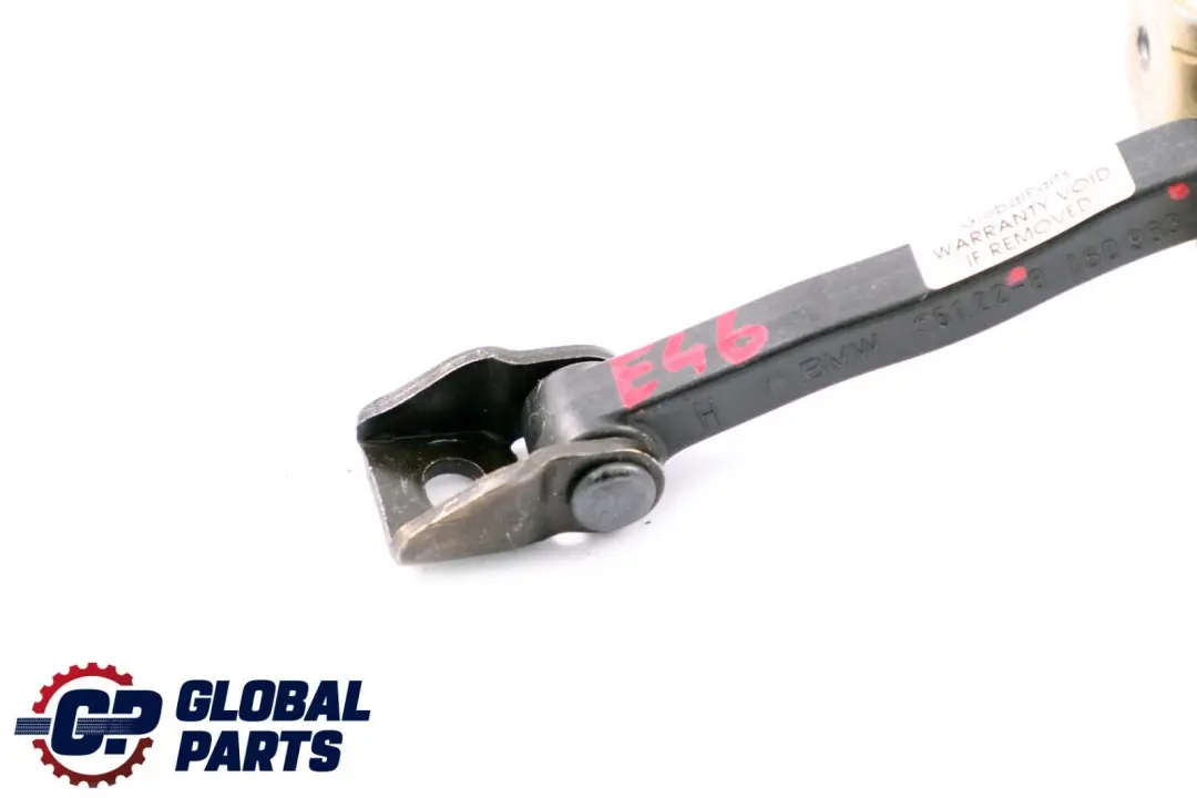 Door Brake Left Right N/O/S 5122 to BMW 3 Series E46 Rear with Part number 8160963 BMW 3 Series E46 Rear Door Brake Left Right N/O/S 5122 - SKU 8160963 - Part number 8160963