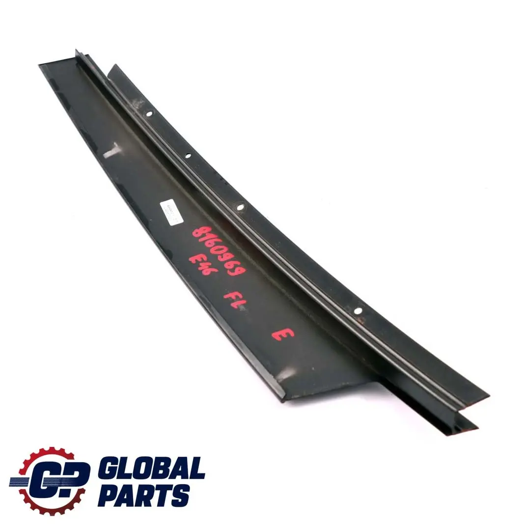 Finisher Window Frame B-pillar Cover Front Left Door to BMW 3 Series E46 with Part number 8160969 BMW 3 Series E46 Finisher Window Frame B-pillar Cover Front Left Door - SKU 8160969 - Part number 8160969