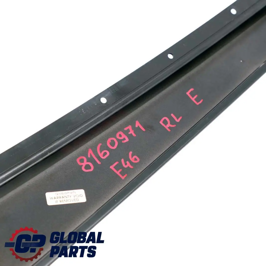 Blende Fensterrahmen Tür Hinten Links 5134 für BMW 3 er E46 mit Teilenummer 8160971 BMW 3 er E46 Blende Fensterrahmen Tür Hinten Links 5134 - SKU 8160971 - Teilenummer 8160971