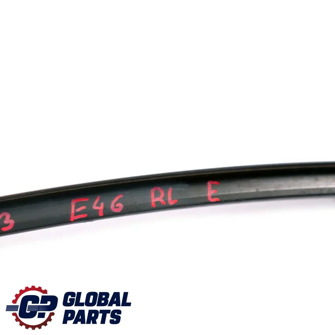 BMW 3 Series E46 Saloon Window Guide Web Cover Left N/S Rear Black - SKU 8160973 - Part number 8160973