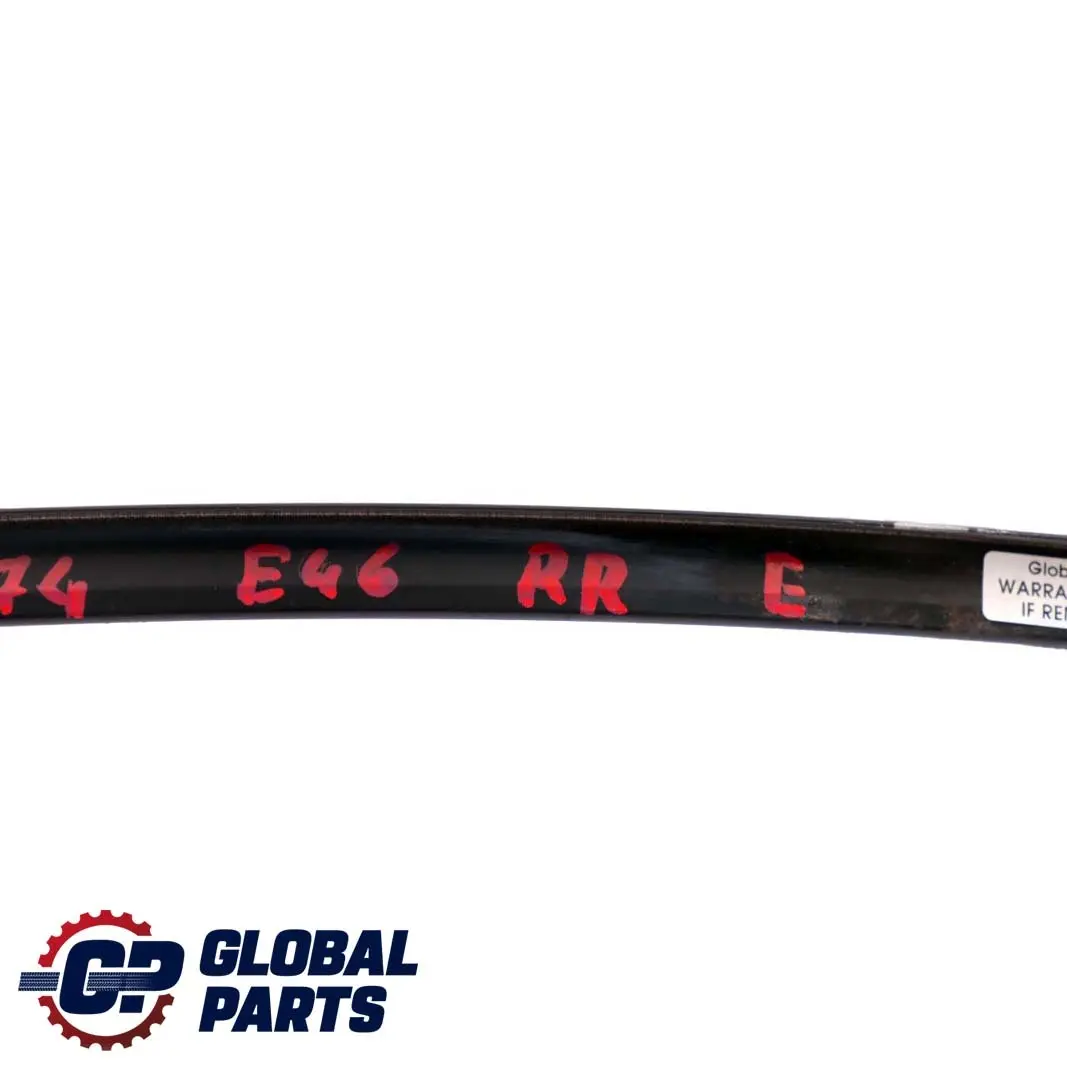 BMW E46 Berlina Ventana Guia Web Cubierta Derecha Trasera Negro - SKU 8160974 - Número de pieza 8160974