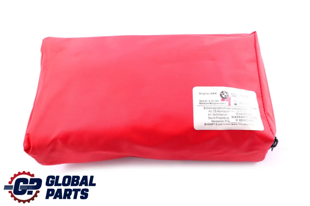 Botiquín De Primeros Auxilios Universal BMW Bolsa Roja para con número de pieza 8163269 Botiquín De Primeros Auxilios Universal BMW Bolsa Roja - SKU 8163269-1 - Número de pieza 8163269