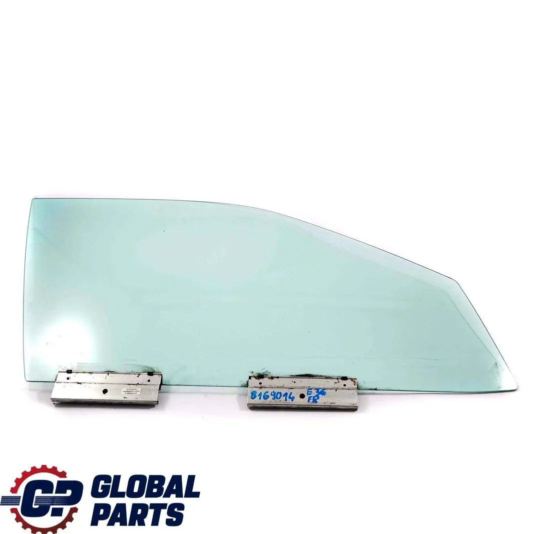 BMW 3 E36 Saloon Touring Front Right O/S Door Green Side Window AS2 - SKU 8169014 - Part number 8169014