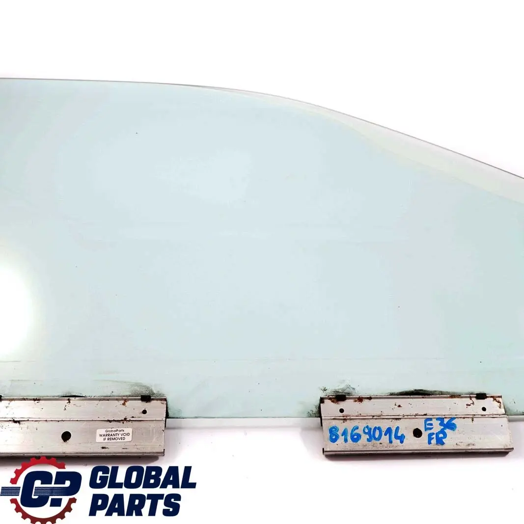 BMW E36 Limousine Touring Finestrino Verde Porta Anteriore Destra AS2 - SKU 8169014 - Numero di parte 8169014