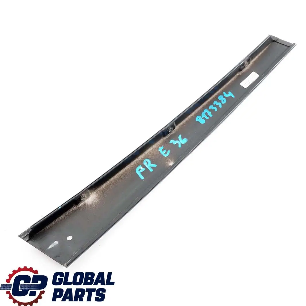 BMW 3 Series E36 Saloon Front Right O/S Window Finisher Trim B-Pillar Black - SKU 8173384 - Part number 8173384