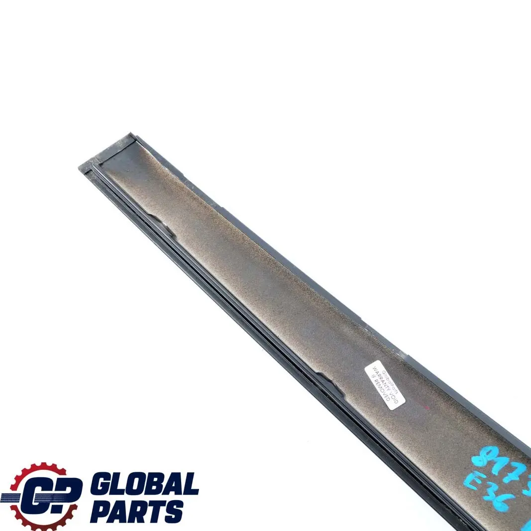 Left N/S Window Finisher Trim B-Pillar Black to BMW 3 Series E36 Saloon Rear with Part number 8173385 BMW 3 Series E36 Saloon Rear Left N/S Window Finisher Trim B-Pillar Black - SKU 8173385 - Part number 8173385