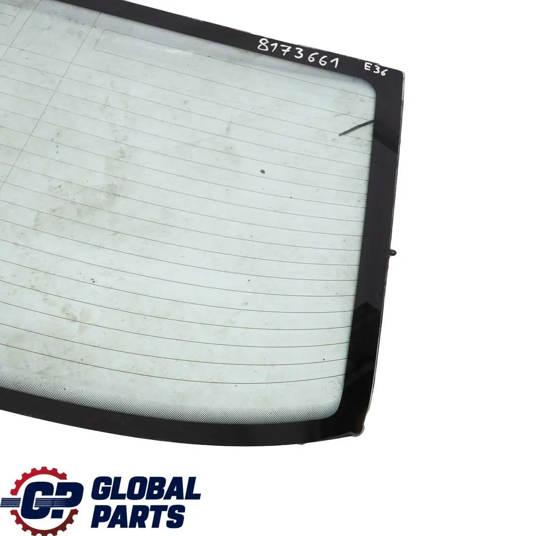BMW E36 Sedan Szyba tylna tył AS2 - SKU 8173661 - Numer Części 7258175