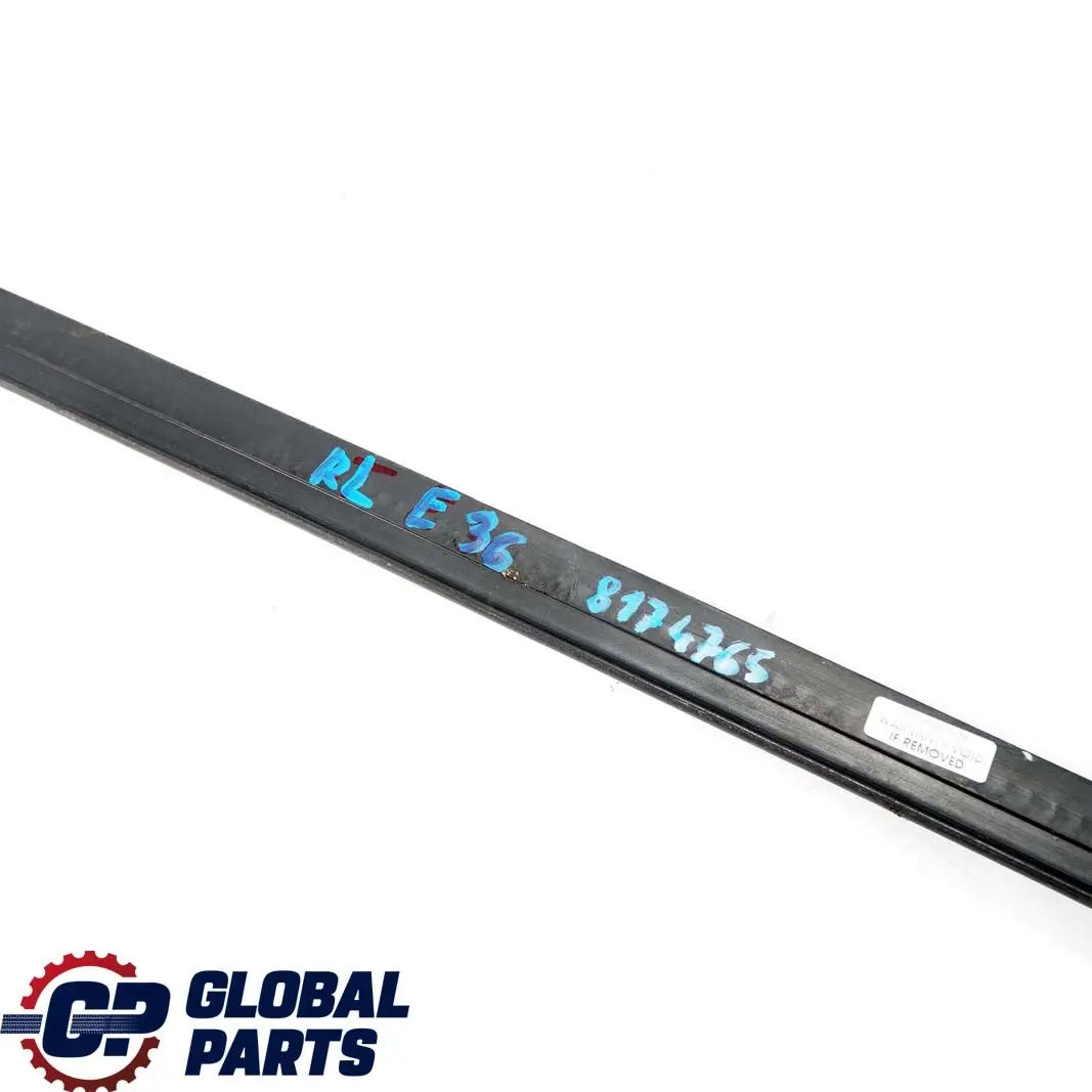 BMW E36 Berlina Touring Burlete Interior Puerta Trasera Izquierda Negro - SKU 8174765 - Número de pieza 8174765