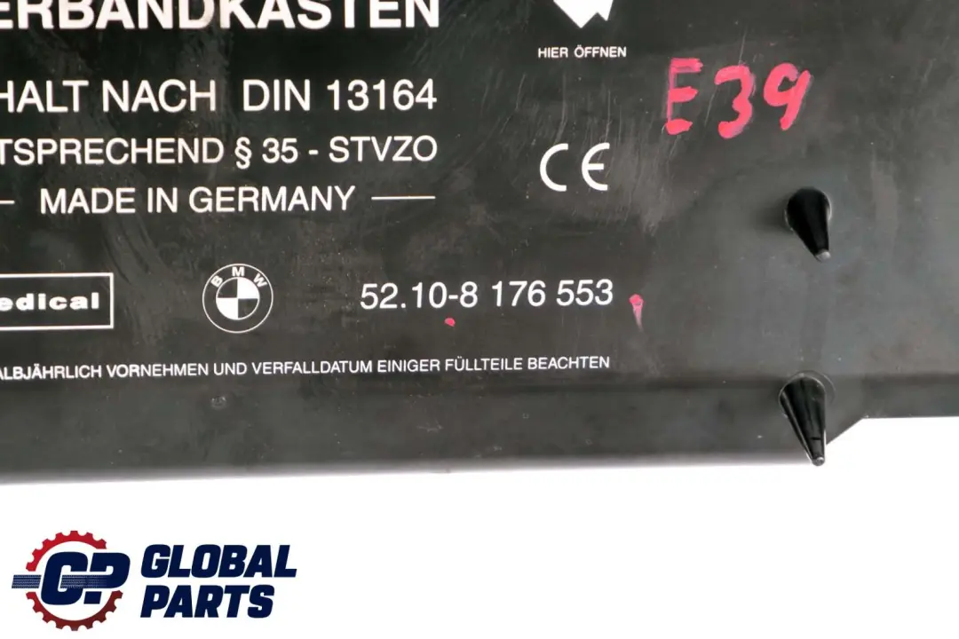 Erste Hilfe Kasten Verbandskasten Beifahrersitz für BMW 5 Series E39 mit Teilenummer 8176553 BMW 5 Series E39 Erste Hilfe Kasten Verbandskasten Beifahrersitz - SKU 8176553 - Teilenummer 8176553