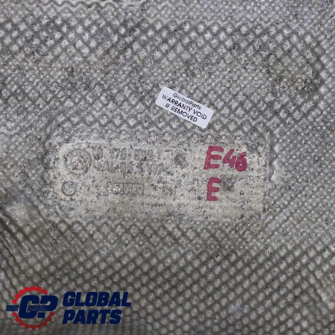BMW 3 er E46 Wärmeisolierung Tunnel Tank Abdeckung Diesel - SKU 8176999 - Teilenummer 8176999