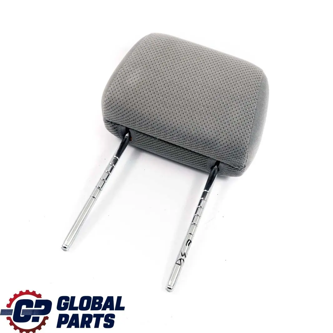 BMW E36 Asiento Delantero Izquierda Derecha Reposacabezas Tejido Gris Claro