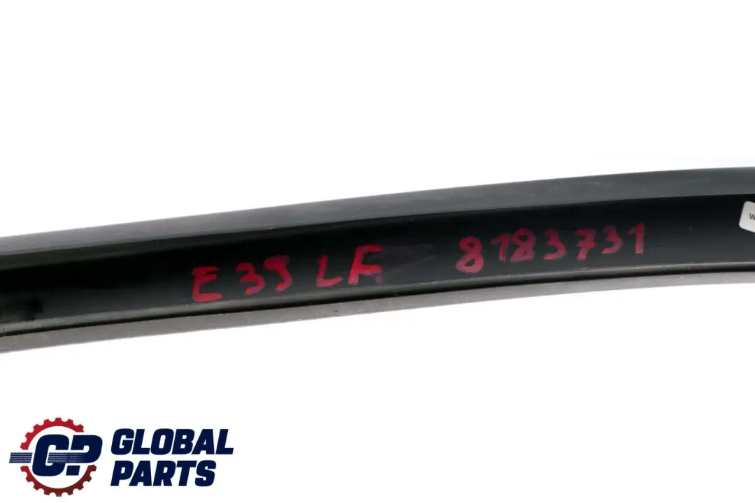 BMW E39 Cadre de Fenêtre de Porte Avant Gauche Cache Fenêtre Noir - SKU 8183731 - Numéro de pièce 8183731