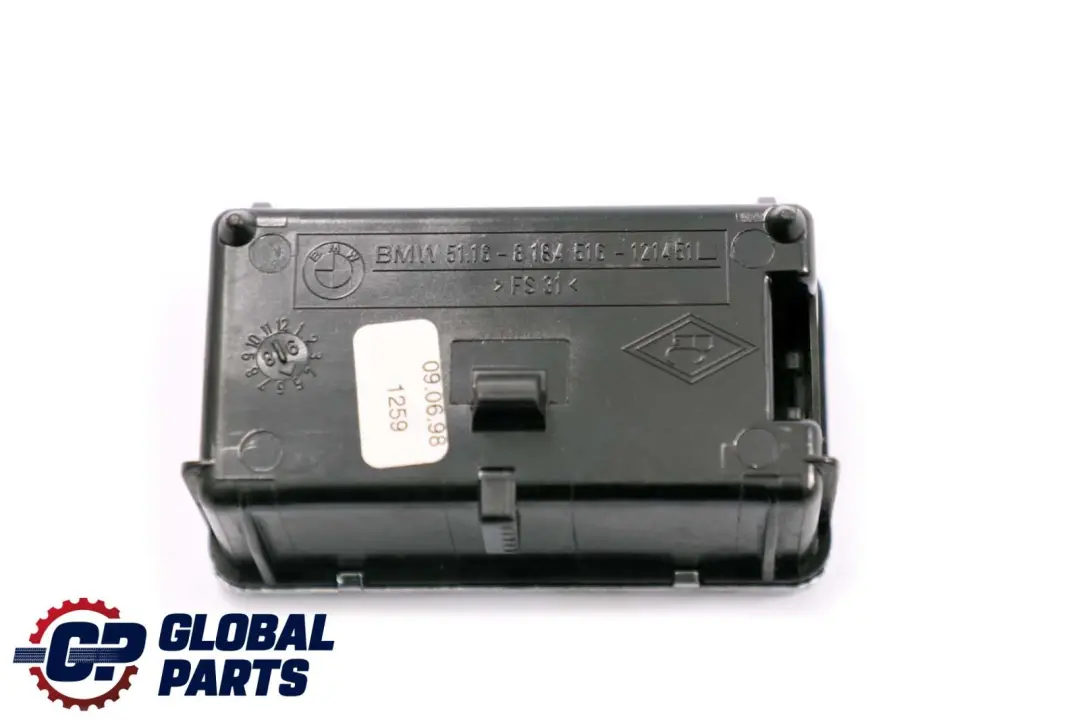 Einsatz Ascher Aschenbecher Vorne für BMW 5 er E39 Limousine Kombi mit Teilenummer 8184516 BMW 5 er E39 Limousine Kombi Einsatz Ascher Aschenbecher Vorne - SKU 8184516 - Teilenummer 8184516