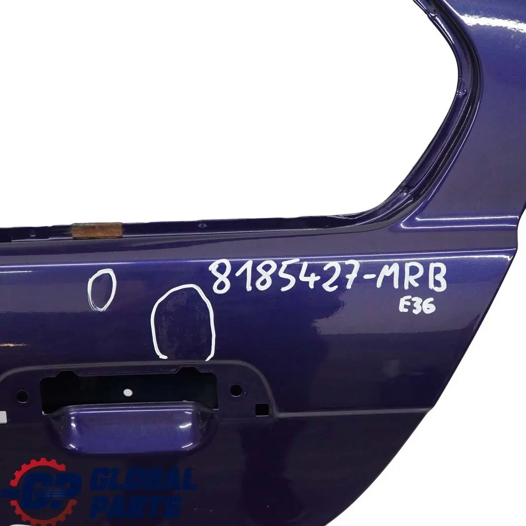 BMW 3 E36 Saloon Door Rear Left N/S Montrealblau Montreal Blue Metallic - 297 - SKU 8185427-MRB - Part number 8185427