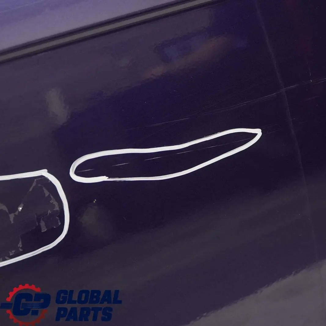 BMW 3 E36 Saloon Touring Door Front Right O/S Montrealblau Montreal Blue - 297 - SKU 8185798-MRB - Part number 8185798