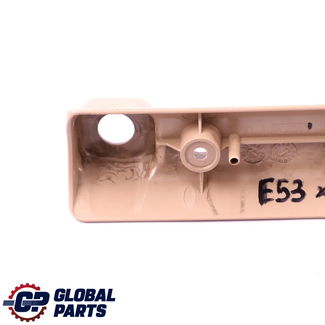 Trim Tan Plastic Cover Beige to BMW X5 Series E53 Rear Seat with Part number 8193072 BMW X5 Series E53 Rear Seat Trim Tan Plastic Cover Beige - SKU 8193072 - Part number 8193072