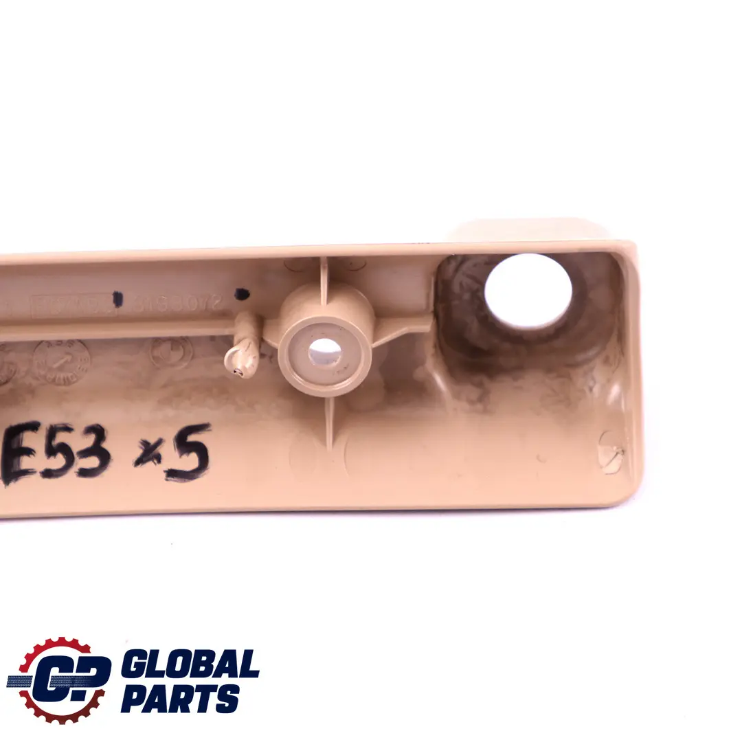 Trim Tan Plastic Cover Beige to BMW X5 Series E53 Rear Seat with Part number 8193072 BMW X5 Series E53 Rear Seat Trim Tan Plastic Cover Beige - SKU 8193072 - Part number 8193072