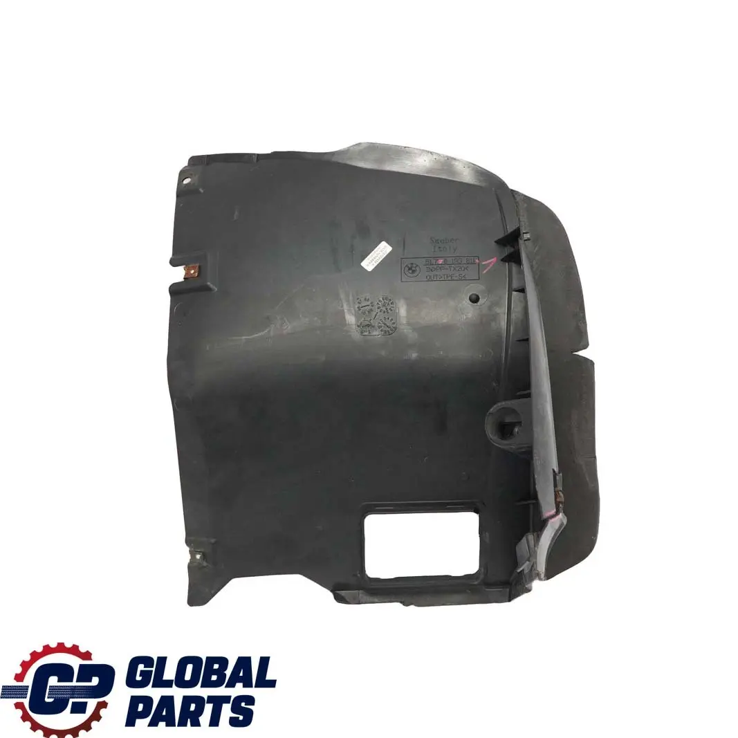 Left N/S Wheel Arch Front Section Housing Cover to BMW 3 E46 1 Saloon Touring with Part number 8193811 BMW 3 E46 1 Saloon Touring Left N/S Wheel Arch Front Section Housing Cover - SKU 8193811-1 - Part number 8193811