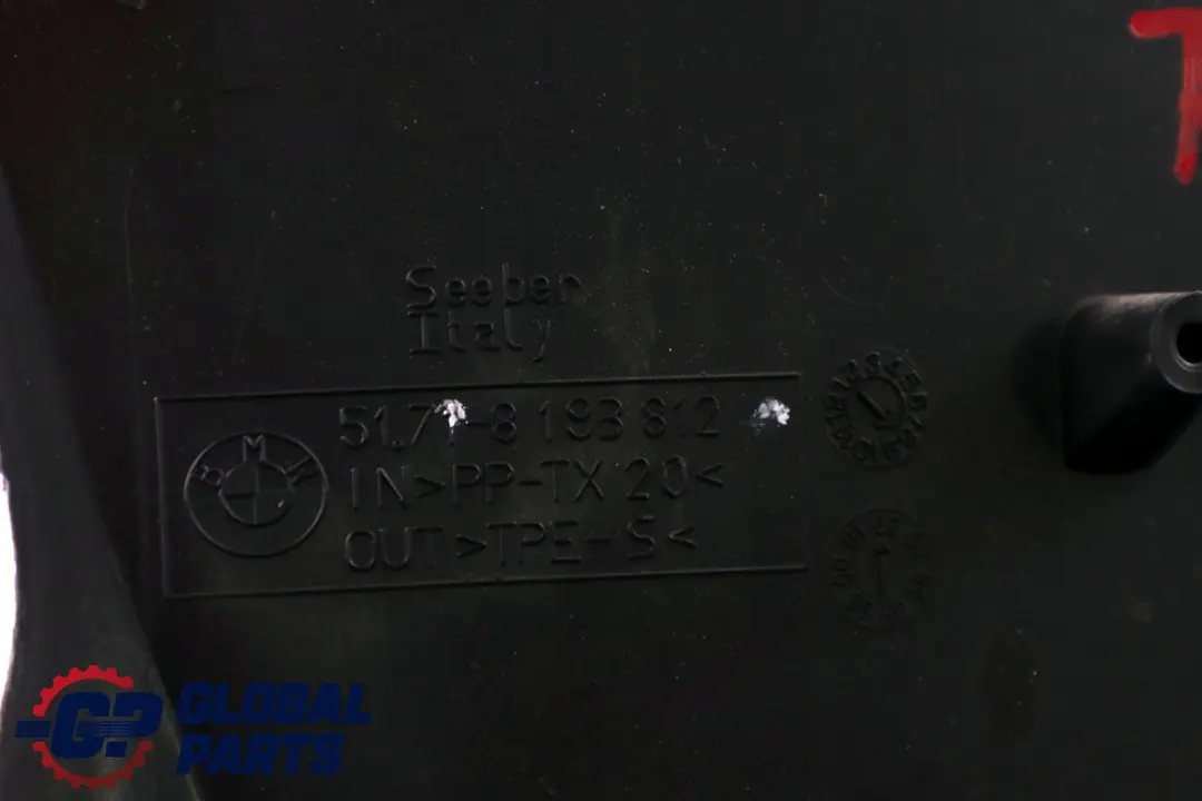 BMW E46 Osłona Obudowa Nadkola Przód Prawy - SKU 8193812 - Numer Części 8193812