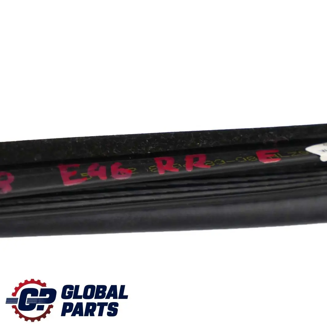 BMW 3 Series E46 Saloon Door Weatherstrip Rear Seal Sealing Gasket Right O/S - SKU 8194698 - Part number 8194698