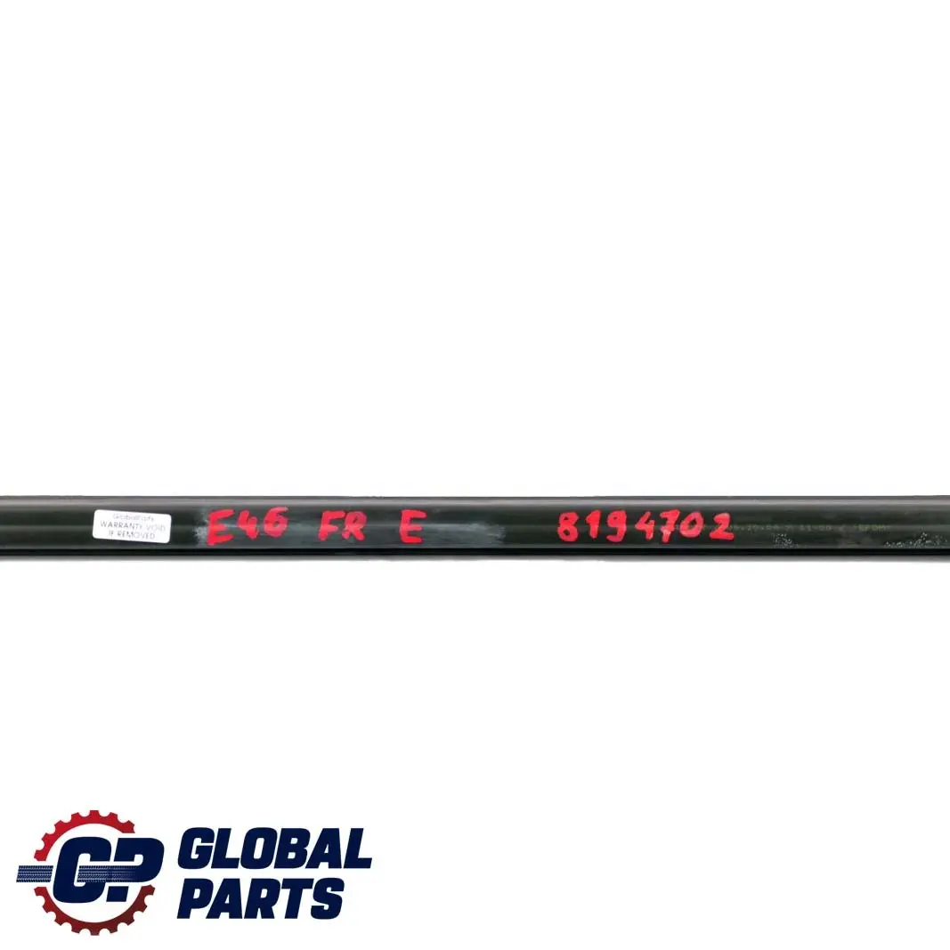 Front Right Door Inner Window Channel Cover O/S to BMW 3 Series E46 with Part number 8194702 BMW 3 Series E46 Front Right Door Inner Window Channel Cover O/S - SKU 8194702 - Part number 8194702