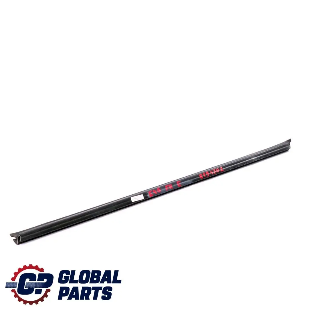 Front Right Door Inner Window Channel Cover O/S to BMW 3 Series E46 with Part number 8194702 BMW 3 Series E46 Front Right Door Inner Window Channel Cover O/S - SKU 8194702 - Part number 8194702