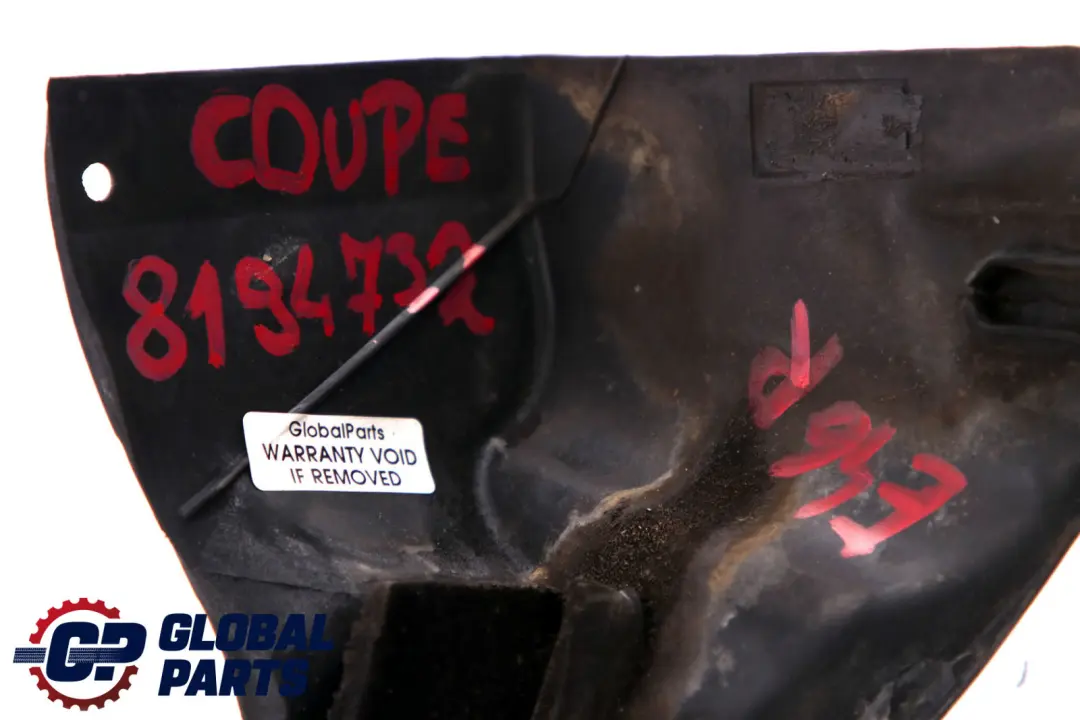 Coupé Coperchio interno del finestrino posteriore destro per BMW E46 con numero di parte 8194732 BMW E46 Coupé Coperchio interno del finestrino posteriore destro - SKU 8194732 - Numero di parte 8194732