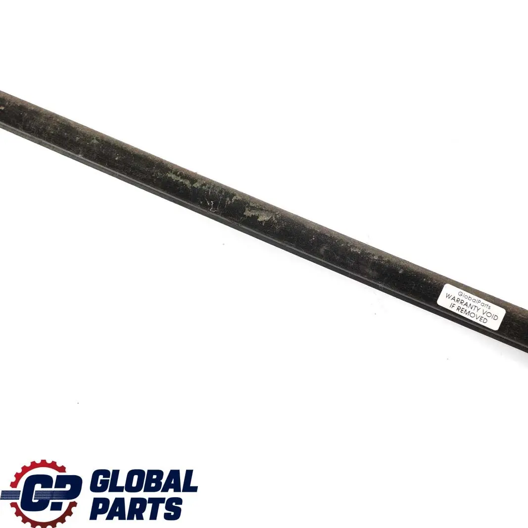 Left Door N/S Outer Weatherstrip Chrome to BMW E46 Rear with Part number 8194759 BMW E46 Rear Left Door N/S Outer Weatherstrip Chrome - SKU 8194759 - Part number 8194759