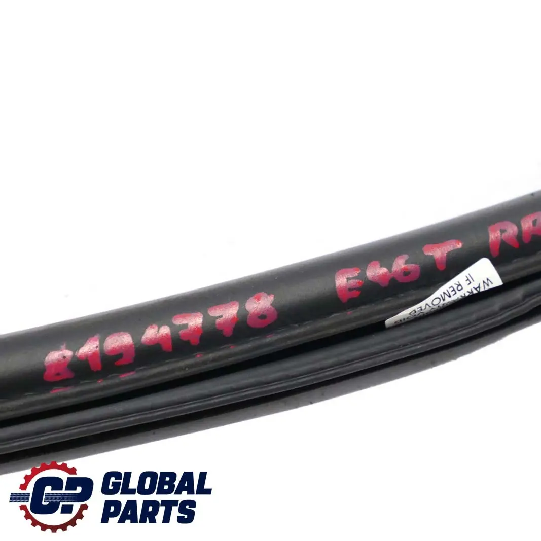 BMW E46 Touring Porta Weatherstrip Guarnizione Posteriore Guarnizione Tenuta - SKU 8194778 - Numero di parte 8194778