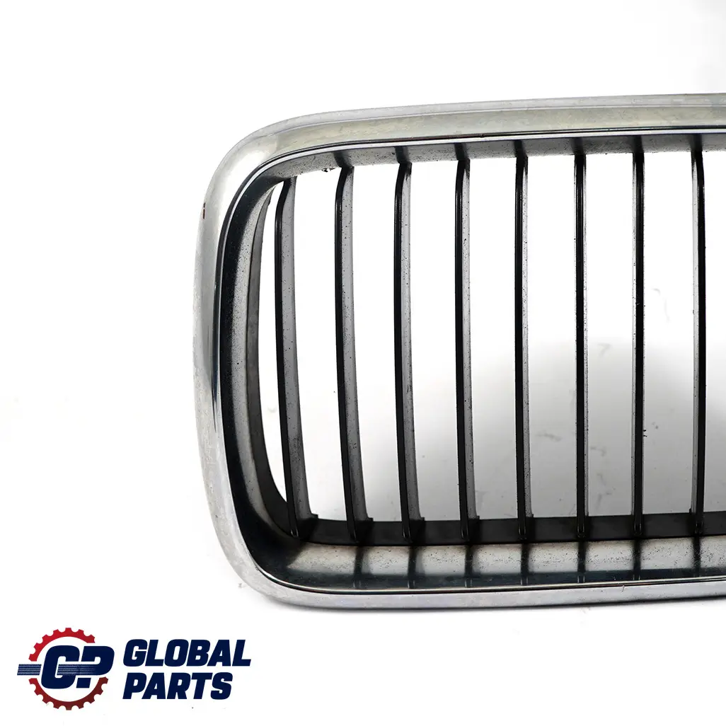 BMW 3 Series 1 E36 Front Bumper Upper Radiator Grille Left N/S Chrome - SKU 8195151-1 - Part number 8195091