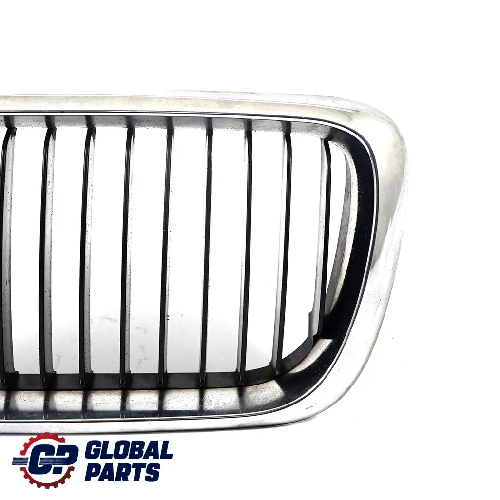 BMW 3 Series 1 E36 Front Bumper Upper Radiator Grille Left N/S Chrome - SKU 8195151-1 - Part number 8195091