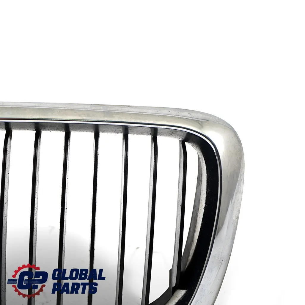 Front Bumper Upper Radiator Grille Left N/S Chrome to BMW 3 Series 1 E36 with Part number 8195091 BMW 3 Series 1 E36 Front Bumper Upper Radiator Grille Left N/S Chrome - SKU 8195151-1 - Part number 8195091