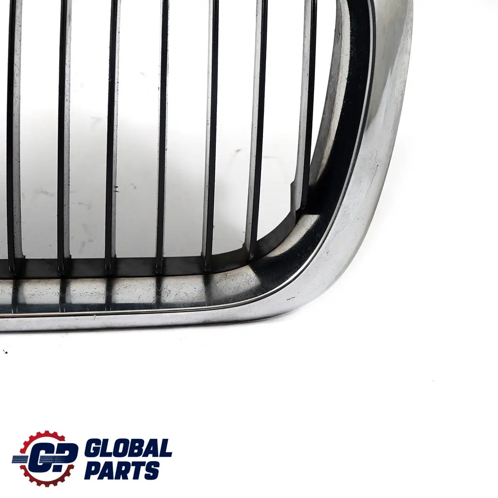 Front Bumper Upper Radiator Grille Left N/S Chrome to BMW 3 Series 1 E36 with Part number 8195091 BMW 3 Series 1 E36 Front Bumper Upper Radiator Grille Left N/S Chrome - SKU 8195151-1 - Part number 8195091