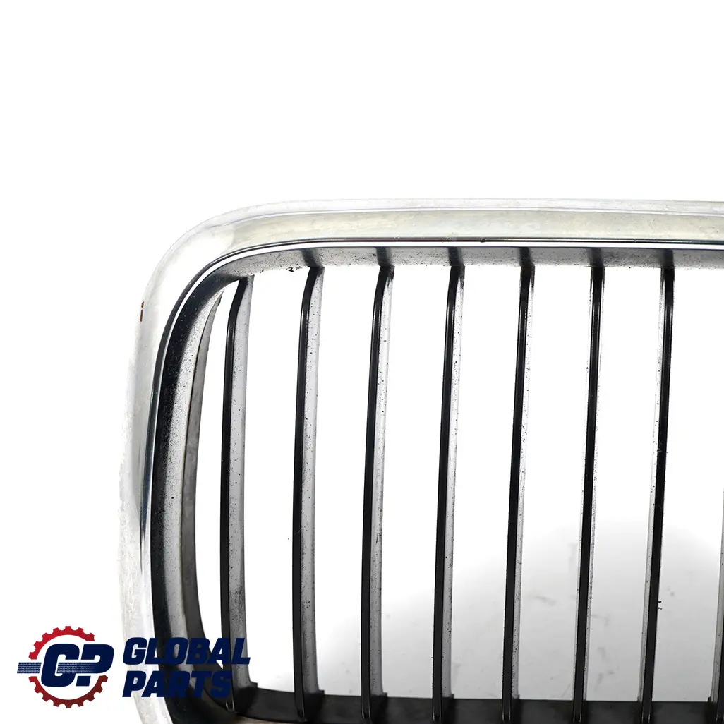 BMW 3 Series 1 E36 Front Bumper Upper Radiator Grille Left N/S Chrome - SKU 8195151-1 - Part number 8195091