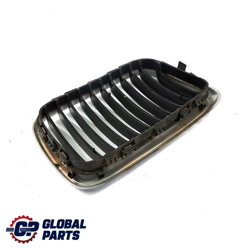 BMW 3 Series 1 E36 Front Bumper Upper Radiator Grille Left N/S Chrome - SKU 8195151-1 - Part number 8195091