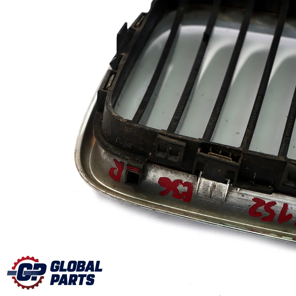 BMW 3 Series E36 Front Bumper Upper Radiator Grille Right O/S Chrome - SKU 8195152 - Part number 8195092