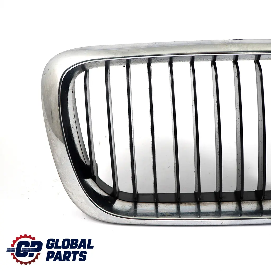 Front Bumper Upper Radiator Grille Right O/S Chrome to BMW 3 Series E36 with Part number 8195092 BMW 3 Series E36 Front Bumper Upper Radiator Grille Right O/S Chrome - SKU 8195152 - Part number 8195092