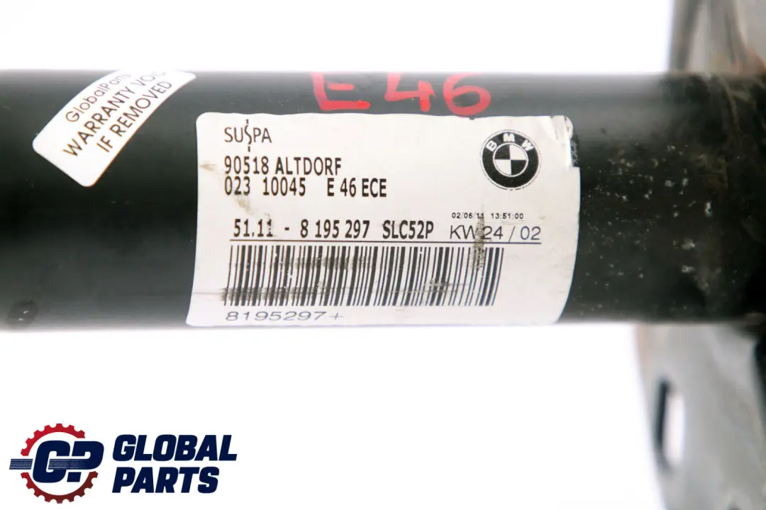 BMW E46 Amortiguador Delantero Izquierdo - SKU 8195297 - Número de pieza 8195297