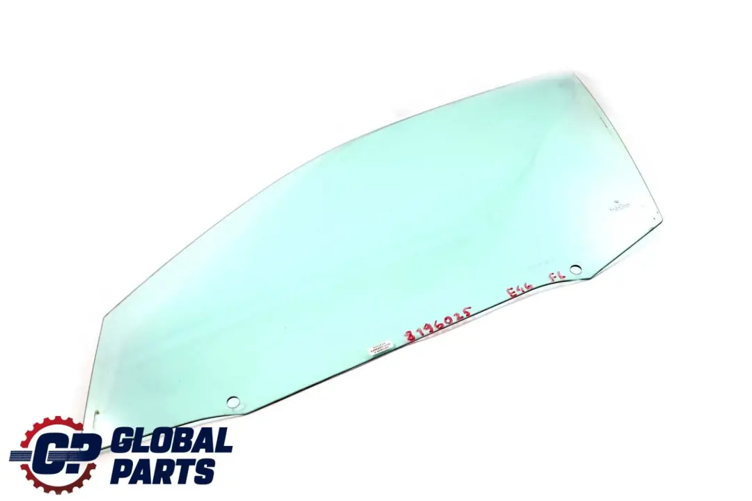 Puerta Delantera Izquierda Verde Ventana Lateral AS2 para BMW E46 con número de pieza 8196025 BMW E46 Puerta Delantera Izquierda Verde Ventana Lateral AS2 - SKU 8196025 - Número de pieza 8196025